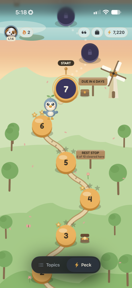 Dodo’s playful Peck learning path